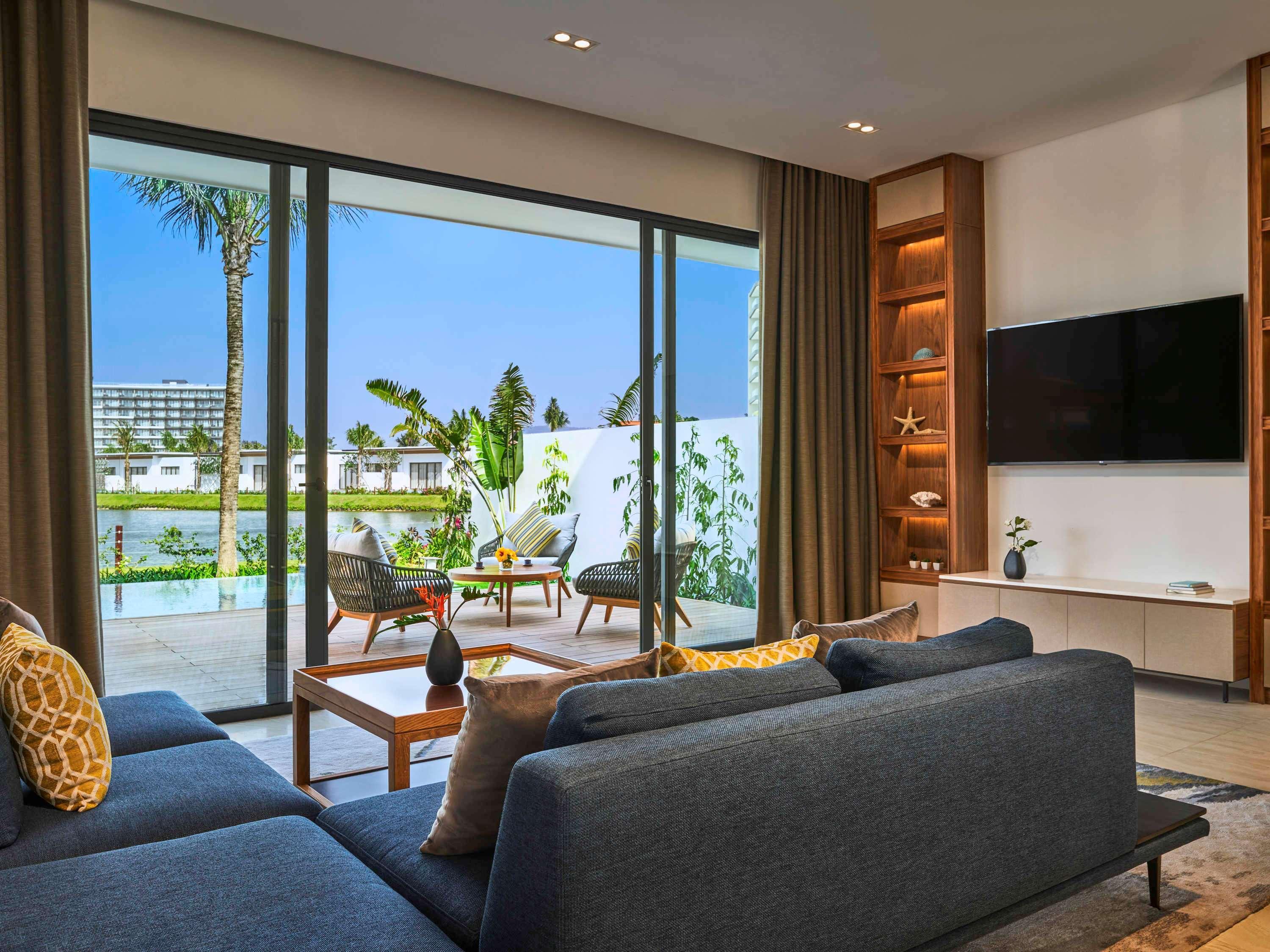 Moevenpick Villas & Residences Phu Quoc Dış mekan fotoğraf A living room at the hotel